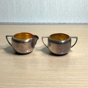 Vintage Tudor Plate Oneida Community 1950 and 1951 Sugar & Creamer Set!